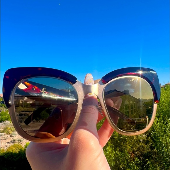 Pomellato Women’s Sunglasses - Gold & Brown - New Model - with case - Picture 1 of 7